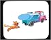 Decorated Mouse Pad with following, running, tanker, cat, fish