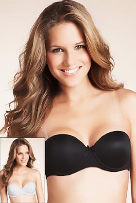 2 Pack Strapless Padded Bras
