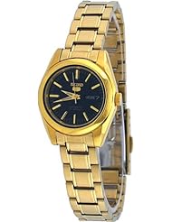 Women Seiko SYMK22 Seiko 5 Seiko 5 Gold Tone Stainless Steel Case and Bracelet B