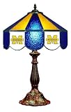 Michigan Wolverines 14 Tiffany Style Table Lamp