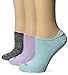 HUE Women's Air Sleek Liner Athletic Socks (Pack of 3)