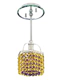 Pecaso Lighting 8121-S LT-BV-ST Cubix Pendant with Strass Swarovski Crystal