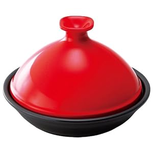 【クリックで詳細表示】Cooking Plus タジン鍋 (M) 21cm レッド CP20-2-365