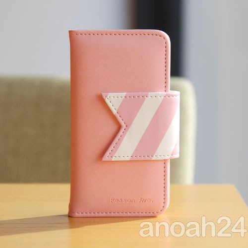 Happymori Traditional Reason Ave 1(Pink)Wallet Leather Flip Case for iPhone Galaxy S4 i9500