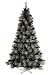6.5' Pre-Lit Black Ash Artificial Christmas Tree - Purple Lights