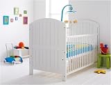 Cosatto Stratford Cot bed-White + FREE Mattress