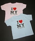 I Love My... Big Sister/Brother, Little Sister/Brother T-Shirts Baby/Toddler/Children's