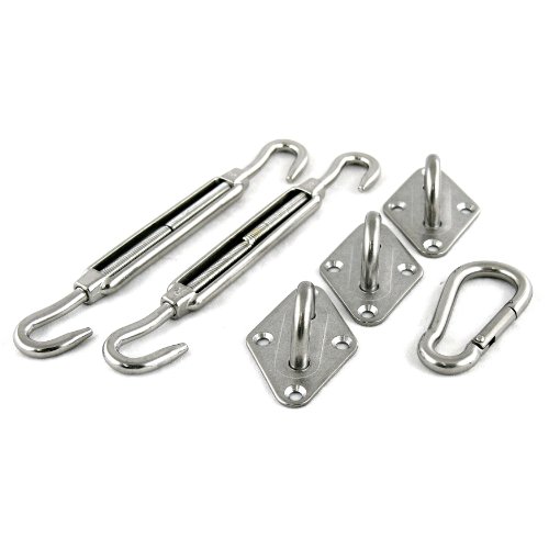 Coolaroo Triangle Shade Sail Stainless Steel Hardware Kit