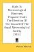 Book Hints To Meteorological Observers: Prepared Under The Direction Of The Council Of The Royal Meteorological Society (1911)