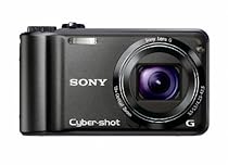 Sony DSCH55B Cyber-shot Digital Camera - Black (14.1MP, 10x Optical Zoom) 3 inch LCD