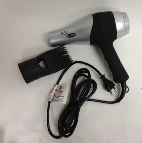 Tyche2 Professional 1875 Watts Powerful Hair Dryer 220 Volts NOT FOR USA, Silver Color