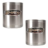 Anaheim Ducks NHL 2pc Stainless Steel Can Holder Set- Primary Logo