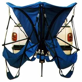 Green Eggs and Hammocks HamX2Go Trailer Hitch Hammock Chair Stand