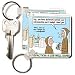 Rich Diesslins Funny KNOTS Scouting Cartoons - Satisfaction A Job Well Done - Salesmanship - Key Chains