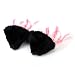 Katzenohren Haar Clip Haarnadel cosplay mit Glocke schwarz