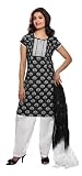 Trishaa Women’s Printed Pintucked Salwar Kameez Set