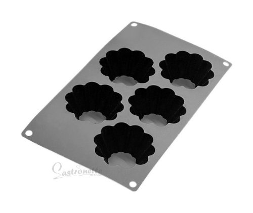 WAS 3150005 Silikon-Backform - Brioche - 5 Formen, 