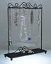 Necklace Holder Tree Stand Jewelry Organizer Display Storage Rack (Carol Black)