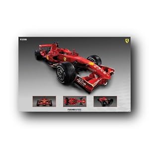Ferrari F208 Race Car Red 24X36 Poster Sports Car 31668