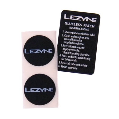 Lezyne Glueless Bike Tube Repair Patches (Package of 6)