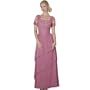 Chiffon Formal Evening Dress - Mother of Bride & Groom Dress. Mothers Dress Gown. Womens Long Evening Gown by Sean Collection (7280)