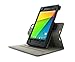 rooCASE Google Nexus 7 2013 FHD Case - (2nd Gen 2013 Model) Dual-View Multi-angle Stand Cover - BLACK (With Auto Wake / Sleep Cover)