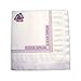 Full color custom luncheon facial 3-ply napkin with straight coin embossed edges.