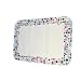 Dinex DX5907M Paper Mosaic Tray Cover with Straight Edge/Round Corner, 18-3/4" Length x 13-5/8" Width, Size M (Case of 1000)