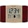 La Crosse Technology WS-8117U-IT-C Digital Wall Clock, with Temperature and Moon Phase
