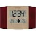 La Crosse Technology WS-8117U-IT-C Digital Wall Clock, with Temperature and Moon Phase