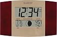 La Crosse Technology WS-8117U-IT-C Digital Wall Clock, with Temperature and Moon Phase