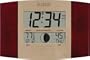 La Crosse Technology WS-8117U-IT-C Digital Wall Clock, with Temperature and Moon Phase