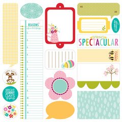 Spring Flings/Easter Things Cardstock Stickers 