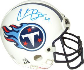 Chris Brown signed Tennessee Titans Authentic Mini Helmet