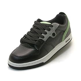 Gravis Cortex | Mens Skate Shoes Black Green Ash by Gravis