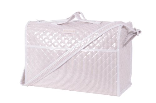 Imagen principal de Trapitos. Bolsa lisa plastificada, rayas beige