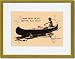 Gold Framed/Matted Print 17x23, 10,000 Miles In An 1922 Old Town Canoe