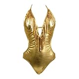 Plunge Monokini Gold