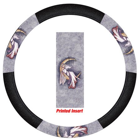 Steering Wheel Cover - Jessica Galbreth Fairy Moon Dreaming