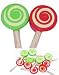 Set of Two Wooden Lollipops