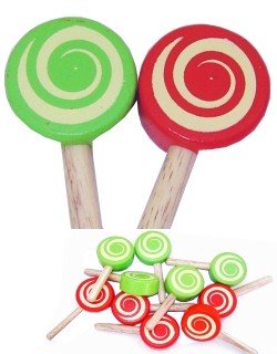 41OKgTrIj7L Set of Two Wooden Lollipops