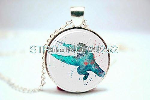 Pretty Lee 2015 Fashion Wasabi Big Hero 6 Art Print Necklace Glass Photo Cabochon Necklace Christmas gift