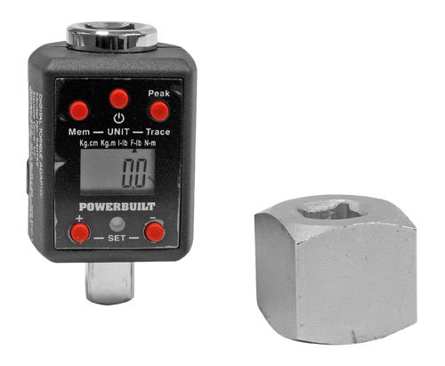 Alltrade 940759 Powerbuilt Digital Torque Adaptor for 1/2-Inch Driver