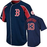 Majestic Boston Red Sox Carl Crawford Double Play Jersey