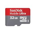 SanDisk Mobile Ultra Micro SDHC 32 GB con SD adapter 30 MB/s Classe 6