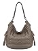 Stylish Quilt-like Design Hobo Handbag, (Oak)