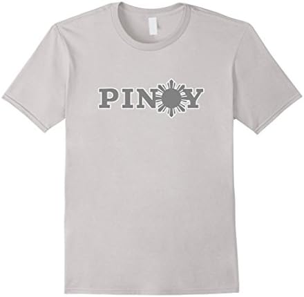 Men's Pinoy Shirt - Filipino T-Shirt 2XL Silver