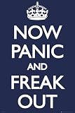 Now Panic And Freak Out Keep Calm Parody Maxi Poster 61x91.5cm