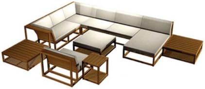 Maya 10pc Teak Conversation Set