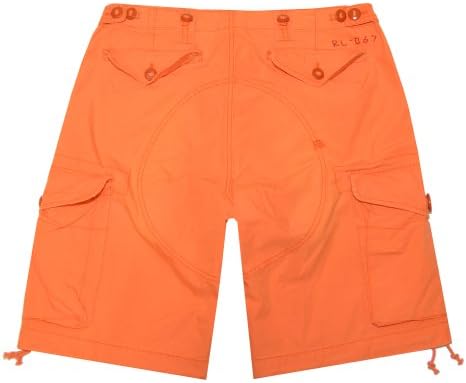 Polo Ralph Lauren Men Fashion Cargo Shorts (33, Orange)